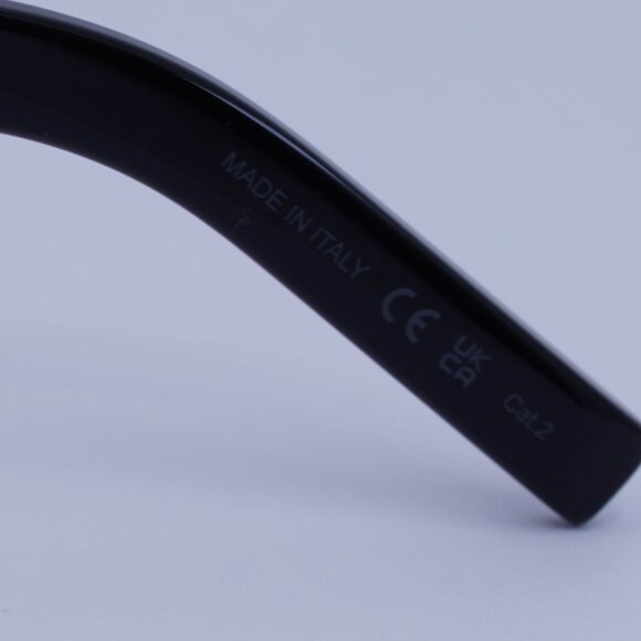 Saint Laurent SL402 010 Sunglasses Black Square Frame, Yellow Lenses - Picture 7 of 12